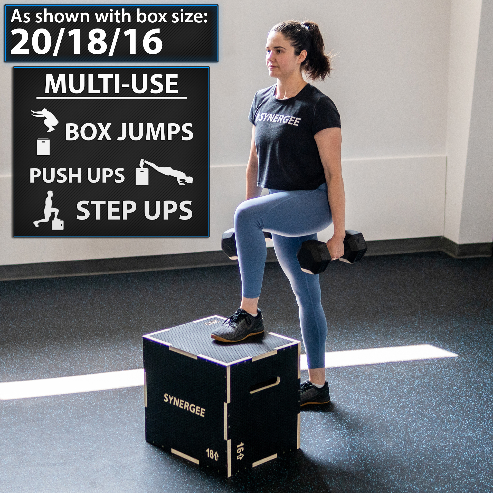 Fump Box 3-in-1 Exercise Box SM SunniMix 3-in-1 - EPE Foam Agility Step Up Box ...