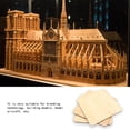 thumbnail image 3 of Placa cuadrada de madera en blanco para manualidades 5 tamaños modelo Ehuebsd de construcción manualidades decorativas hechas a mano adorno, 3 of 8