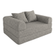 thumbnail image 1 of SOFA CAMA TEDDY QUEEN SIZE PALERMO STEEL, 1 of 1