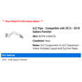 thumbnail image 2 of A/C Line - Compatible with 2014 - 2018 Subaru Forester 2015 2016 2017, 2 of 2