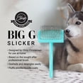 thumbnail image 2 of Cepillo Slicker Chris Christensen Big G para perros, color verde azulado, tamaño mediano, 2 of 9