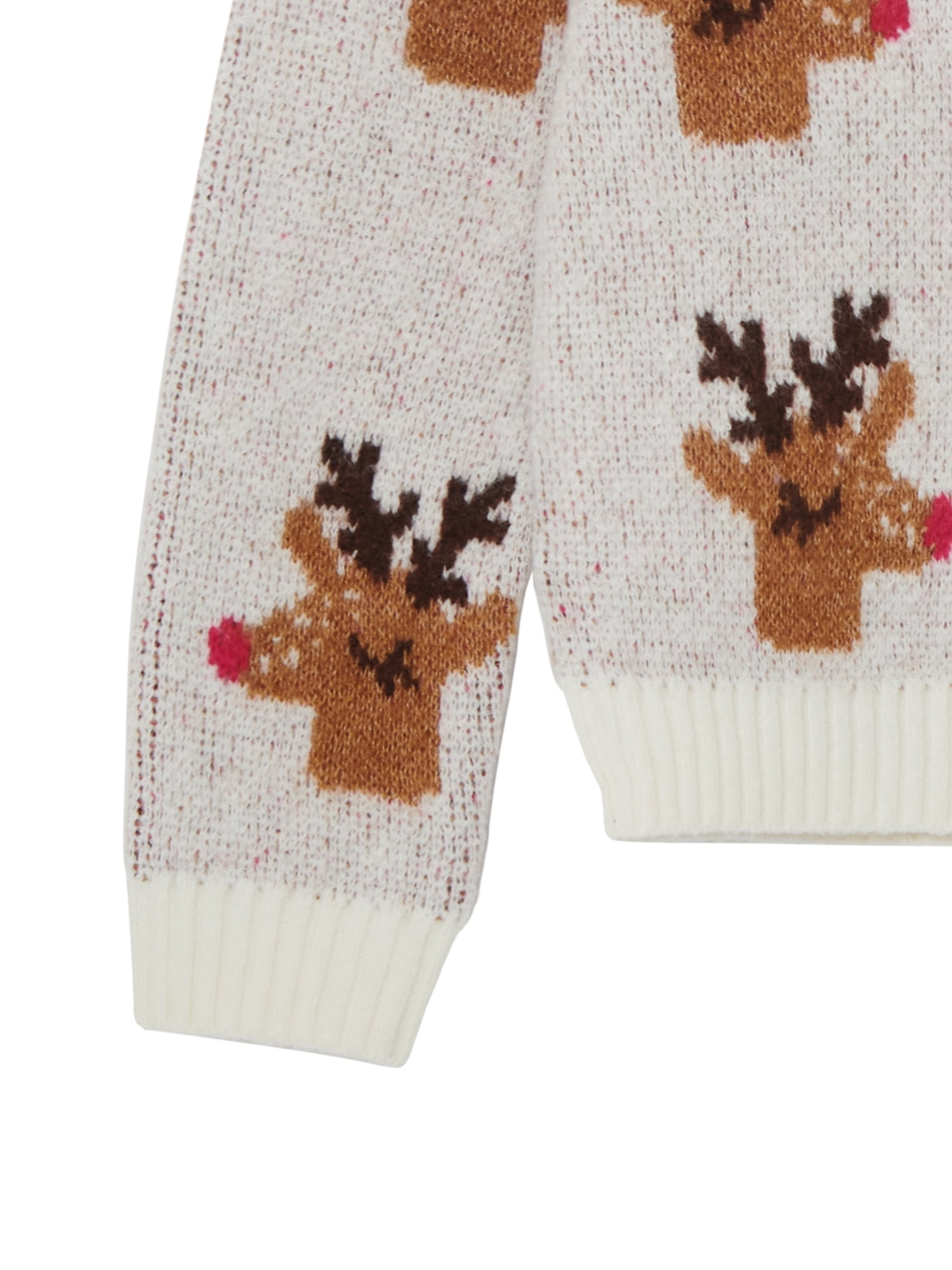 Planet Gold Girls Bow Print Ombre Sweater, Sizes 12M-18