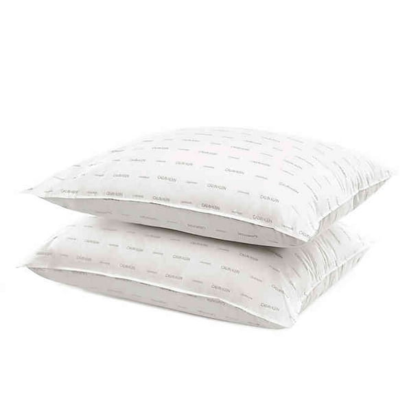 Calvin Klein 2-Pack Firm Pillows 28" L x 20" W 100% ...