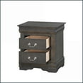 thumbnail image 3 of Bedroom Furniture Set Eastern King Sleigh Bed & Nightstand Dark Gray Finish | Gray | Sleigh Beds, 3 of 8
