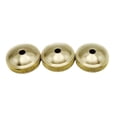 thumbnail image 2 of Milaget 3 Pieces Alto and Tenor Horn Valve Caps Long Term Use Brass Instrument Parts Bottom Caps, 2 of 9