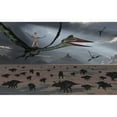 thumbnail image 2 of Reptoids ride on the backs of Quetzalcoatlus using telepathy Poster Print, 2 of 2