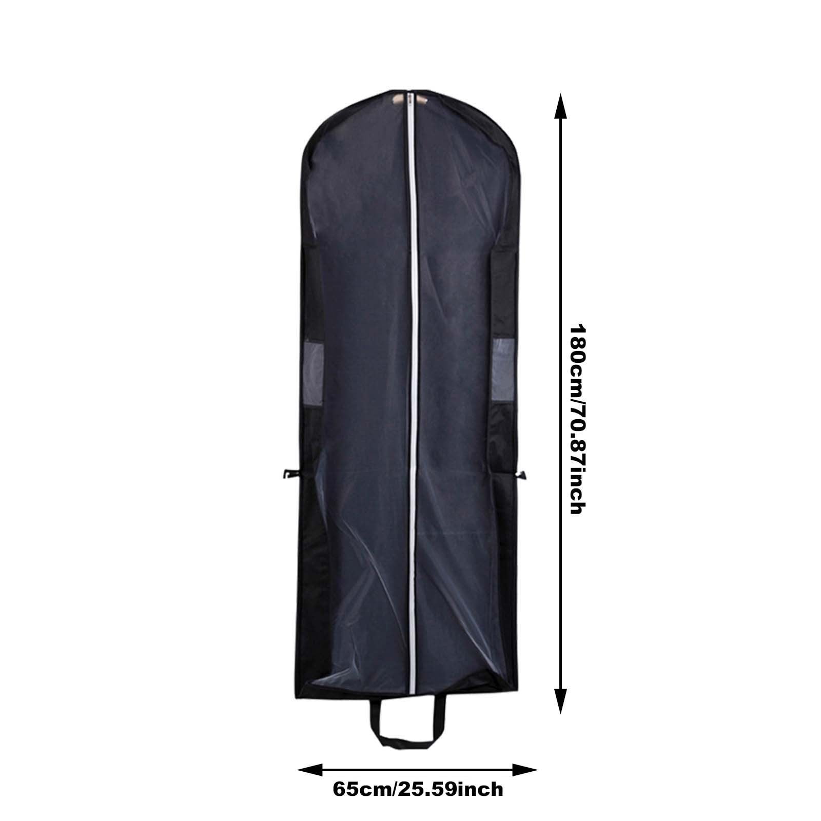 70" Heavy Duty Garment Bag for Travel - Waterproof Suit & Dress Bag with Shoe Storage, Extra Large Clothes Protector for Coats, Shirts & Formal Wear