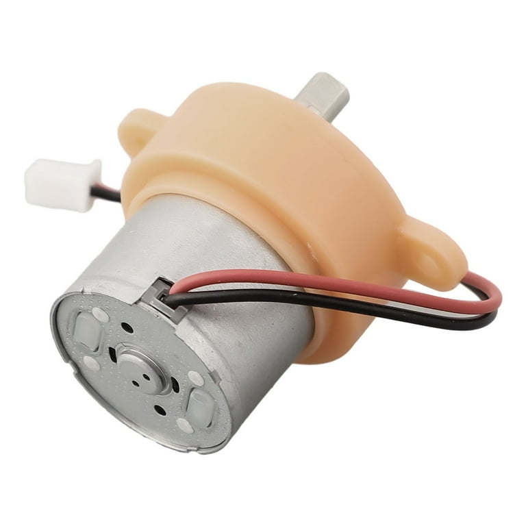 2 Pack 12V Low RPM DC Motor - 3 RPM High Torque, 4mm Shaft, Mini Worm Gear Motor For RC Cars & Displays