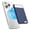 Jean Indigo, variant on elago Magnetic Wallet Card Holder 2-Cards Compatible with MagSafe for iPhone - Secure Phone Wallet, Long Last Silicone, Scratch and Damage Protection