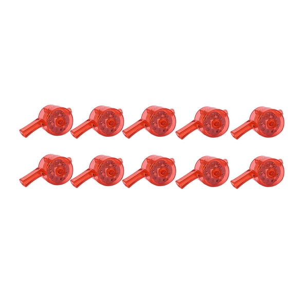 CIMAXIC Plastic Whistle 12 Pcs Interesting Glowing Whistles Toys for Party Rave Bar Concert (Random Color),2.56"X1.18"X0.98"