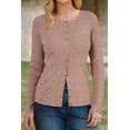 thumbnail image 4 of Arach&Cloz Women's Wool Blend Button Up Business Casual Cardigan Tops Outfits 2026, 4 of 7