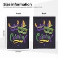 thumbnail image 6 of Mardi Gras Garden Flag Decoration Yard Farmhouse Double Sided Holiday Party Outdoor Camping Decor Flags 12x18in, 6 of 7