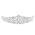 thumbnail image 2 of Elegante Crystal Rhinestone Veil Crown Tiara que casa la joyería nupcial del pelo, 2 of 9