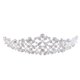 thumbnail image 2 of Elegante Crystal Rhinestone Veil Crown Tiara que casa la joyería nupcial del pelo, 2 of 9