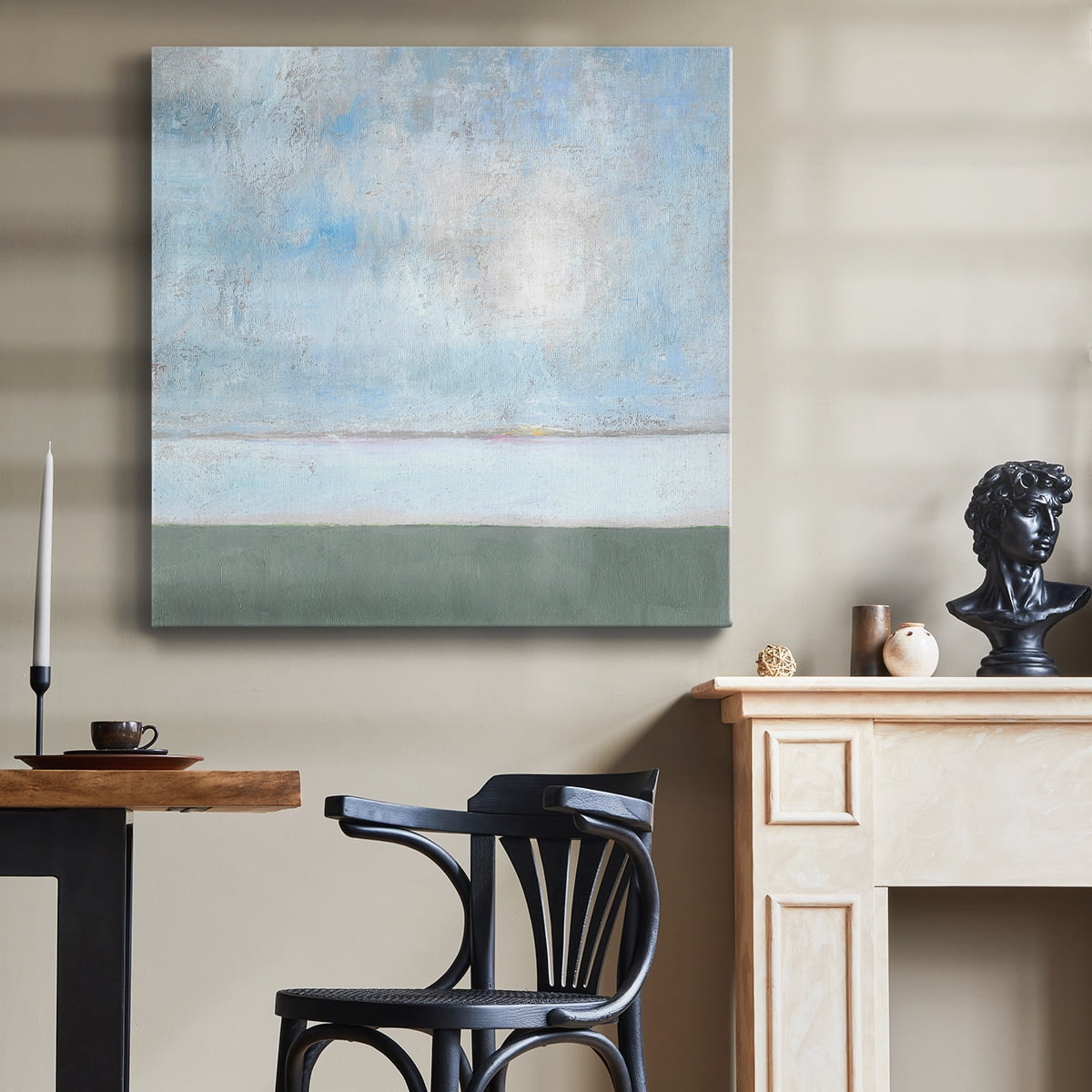 Wexford Home Seagrass Mist II-Premium Gallery Wrapped Canvas, 40" x 40" - Ready to Hang