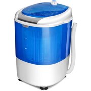 YOJFOTOOU Portable Mini 5.5lbs High-Efficiency Rotary Control Washing Machine with Spin Dryer