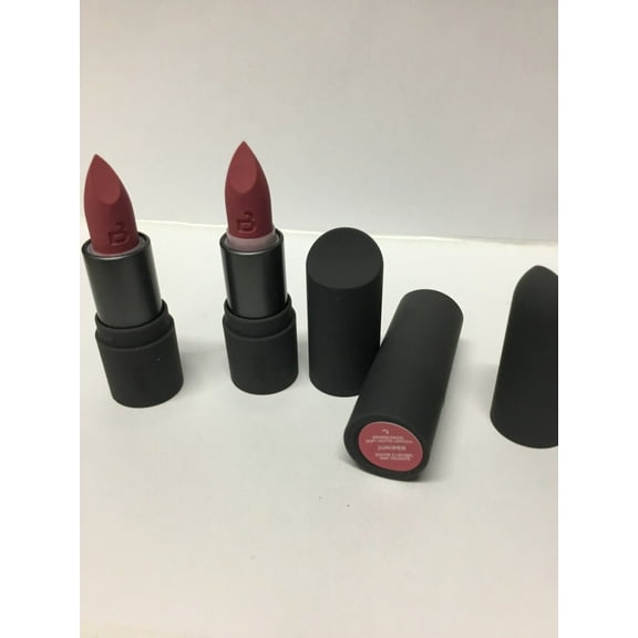 3 X TRAVEL SIZE/MINI Bite Beauty Power Move Soft Matte Lipstick JUNIPER UNBOXED