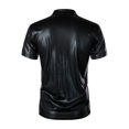 thumbnail image 4 of Summer Men's Bright Short Sleeve Shirt Comfortable Breathable Casual T-Shirt for Men Lightweight Fashion Top Men's Tops T-Shirt Casual Crew Neck Loose, 4 of 7