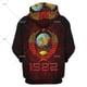 thumbnail image 2 of Venta caliente 2024 Sudadera con capucha CCCP para hombres Nueva moda Sudadera con capucha con estampado 3D de la Unión Soviética Sudadera con capucha con personalidad gráfica Ropa, 2 of 5
