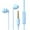 Light Blue, variant on Hmsavn Wireless Bluetooth Sleep Earphones, Android Call Singing Earphones, Wired Wired Wired Sleep Earplugs Electronics