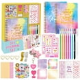 thumbnail image 2 of NAOJIE Journaling Supplies,Crafts for Girls 8-12,Gifts for Teen Girls,Birthday Gifts for Girls,Diy Journal Kit for Girls - 98PCs Diy Journal Set for Tween & Teen Girls,Scrapbook & Diary Supplies Set, 2 of 7