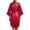 Wine, variant on Women's Wedding Party Robe Letters Kimono Satin Pyjamas Bridesmaid Bathrobe Japanese Kimono for Women One Size
