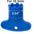 thumbnail image 5 of Aireador de grifo M16.5 de 10 piezas, aireador de grifo con 1 llave, ahorro de agua para baño y fregadero de cocina, 5 of 5