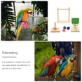 thumbnail image 4 of Miangastore 1 Set of 3PCS Funny Parrot Toys Parrot Shooting Basket Stand Rack Ring Toys, 4 of 8