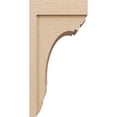 thumbnail image 3 of 12"W x 12"D x 24"H Wide Warren Rough Cedar Woodgrain TimberThane Corbel, Primed Tan, 3 of 6