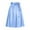 Z-917Sky Blue, variant on Women's Retro Skirt With Bow Tie Waistband Adjustable Wrap Solid Color Comfortable Skirt For Festival Party And Casual Wear,Hot Pink,M