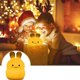 thumbnail image 3 of Luz de noche de conejo grande Luz de noche de bebé Lámpara para niños Luz de noche LED 9 colores Luz de noche de bebé Luz de noche de silicona USB Regalo para adultos Regalo de Navidad para niños, 3 of 5