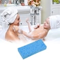 thumbnail image 2 of Unique Bargains Honeycombs Rectangular Bath Sponge Body Scrubber 1 Pc Sky Blue, 2 of 6