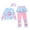 j-343Light Blue122, variant on MEZZALL Summer Girls Long Sleeve Swimwear Two Piece Rash Guard Tops With Swim Skirt And Bottoms Sun Swim For Toddler Kids Bohemian Beachwear