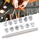 thumbnail image 4 of 12 Piezas De Herramientas De Punzonado, Kit De Herramientas De Punzonado, Estampador De Cuero, Ahorra Tiempo Y Esfuerzo Para Manualidades De Cuero DIY Amantes De Las Manualidades Fáciles De Usar OTVIAP Stamping Punch Tool Kit, 4 of 8