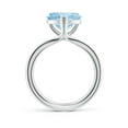thumbnail image 2 of Angara Natural 2.52 Ct. Aquamarine Solitaire Ring in Sterling Silver for Women (Ring Size: 4.5), 2 of 9