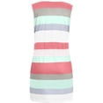 thumbnail image 4 of Frostluinai Women's Summer Dresses 2022 Casual T-Shirt Mini Dress Short Sleeve V-Neck Striped Dress with Pockets, 4 of 4