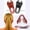 Black, variant on Elongated Interlocking Plastic Banana Clip Hair Combs - Women Two Sides Hair Combs Ponytail Hair Clincher Hair Accessories for Ponytail Holder, Hair Clips, Clips and Barrettes