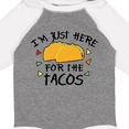 thumbnail image 4 of Inktastic Im Just Here For The Tacos Cinco De Mayo Boys or Girls Long Sleeve Baby Bodysuit, 4 of 5