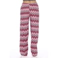 thumbnail image 3 of Just Love Womens Comfy Cotton Pajama Pants (Chevron Pink, 2X), 3 of 3