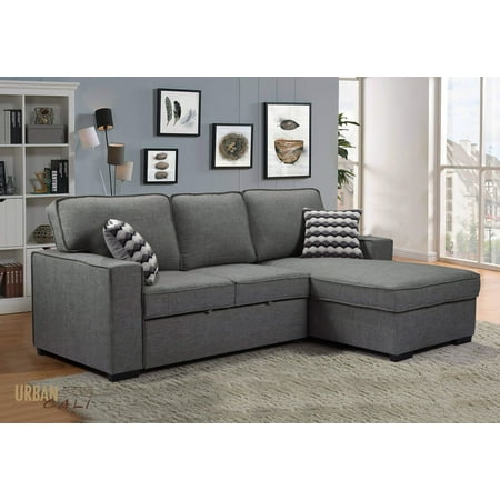 Urban Cali Bellissa Sleeper Sectional, Sectional Sofa Bed Canada