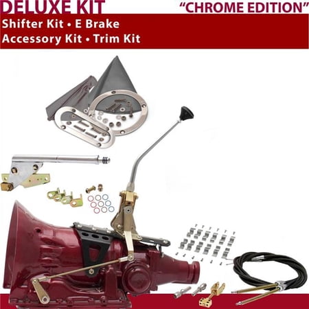 American Shifter AOD Shifter Kit 10 in. E-Brake Cable Clamp Trim Kit for CB8A0
