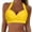 Yellow, variant on Bikini Top Women Swimwear Tops Underwire Full Coverage Bikini Top up Swim Crop Top Tie Back Bathing Suit Tops Womens Bikini Womens Swimsuits Tops for Women Black XL