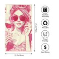 thumbnail image 2 of Fotbe Ace Of Diamonds Lady Toalla Premium con Patrón, Toalla de Microfibra de Secado Rápido, Ligera y Altamente Absorbente (27.5x16in), Ideal para Uso Diario, 2 of 6