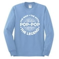 thumbnail image 2 of Wild Bobby, Pop-Pop Man Myth Legend Funny Dad Uncle Papa Granpa Dad Gift, Father's Day, Men Long Sleeve Shirt, Light Blue, XX-Large, 2 of 4