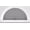 Grey-blackout, variant on Cordless Arch Window Shades Half Circle Cellular Light Filtering Honeycomb Fabric No Drill Easy Install White 24" W x 12" H