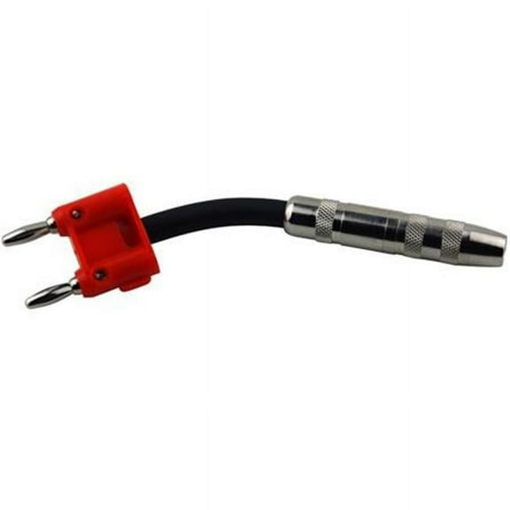 6 in. 0.25 in. Female -Dual Banana Adapter Cable