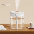 thumbnail image 2 of New 2L Double Spray Humidifier Atomizer USB Capacity Home Mute Bedroom Office Night Light Humidifier, 2 of 5