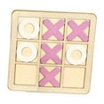 thumbnail image 4 of Geoplano de madera 2 en 1 y juego de tres en raya. Juego de mesa geométrico para toda la familia. Rosa Blanco, 4 of 9