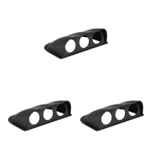 Destyer Support de Montage de Jauge Robuste et Durable pour une Large Application Universelle 3 Trous Noir 3Set