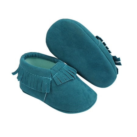 

Gubotare Baby Walking Shoes Baby Boys Girls Snow Boots Non Slip Soft Sole Toddler First Walker Crib Warm Winter Shoes Green 9 Months